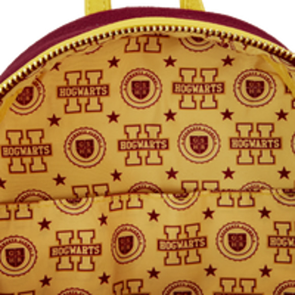 Harry Potter Hogwarts Crest Varsity Jacket Mini Backpack - Picture 2 of 9
